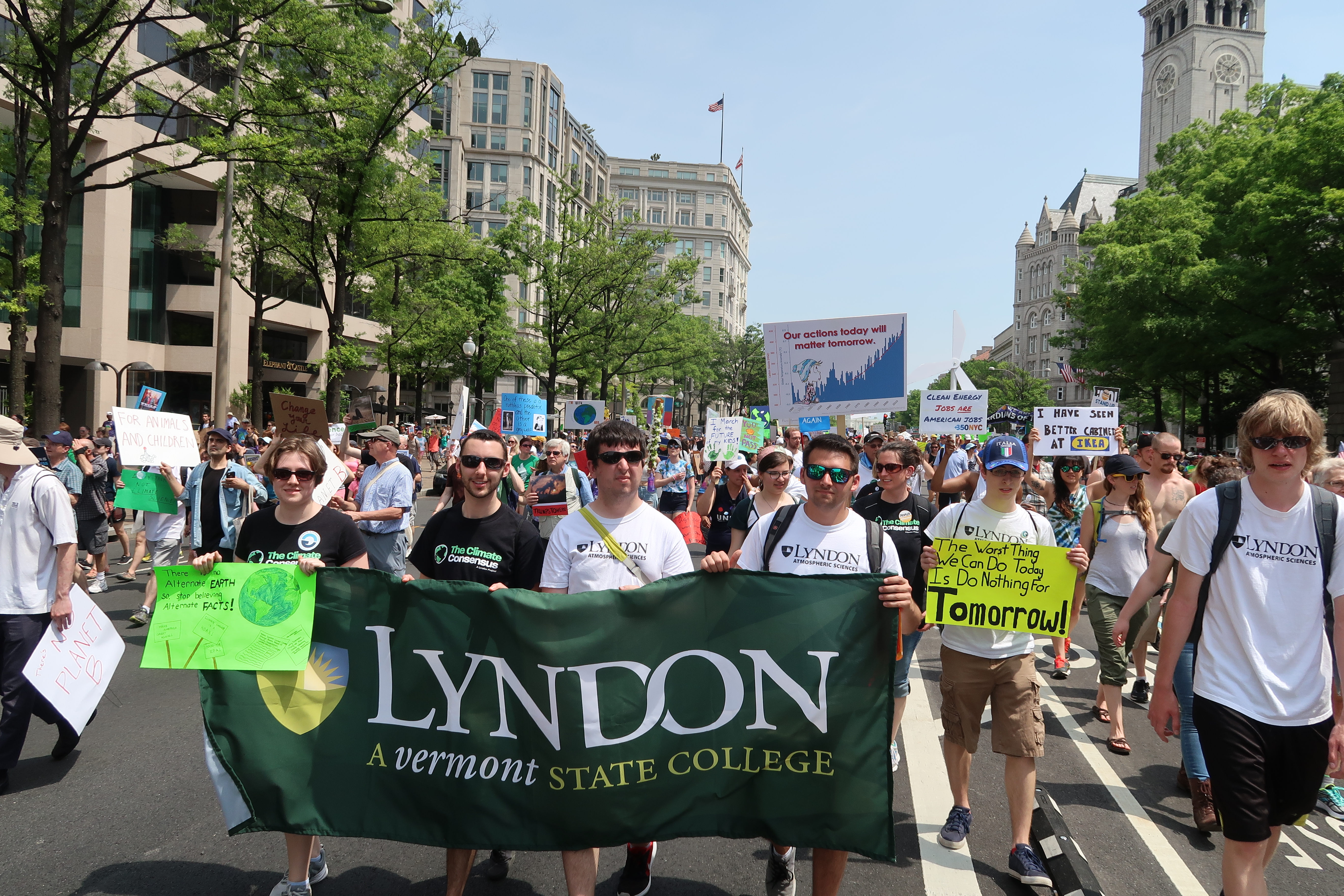 Lyndon State Students at the People’s Climate March in DC