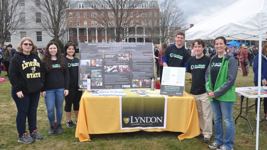 Students, faculty and staff at the 2017 Youth Rally for the Planet in Montpelier, VT