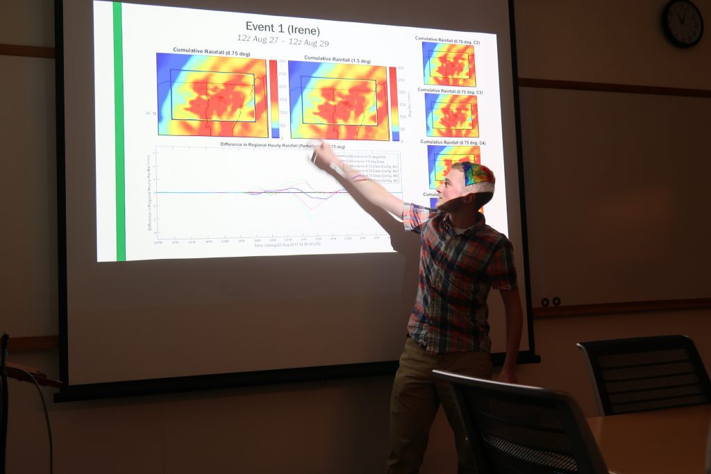 <br>Ben Frechette shows the effect of changing ERA-Interim model resolutions on precipitation during Tropical Storm Irene